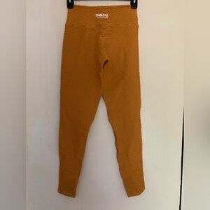 Booty by Brabants full length croco leggings in gorgeous honey gold yellow